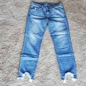 7 for All Mankind | Fringe Ankle Jeans | Roxanne